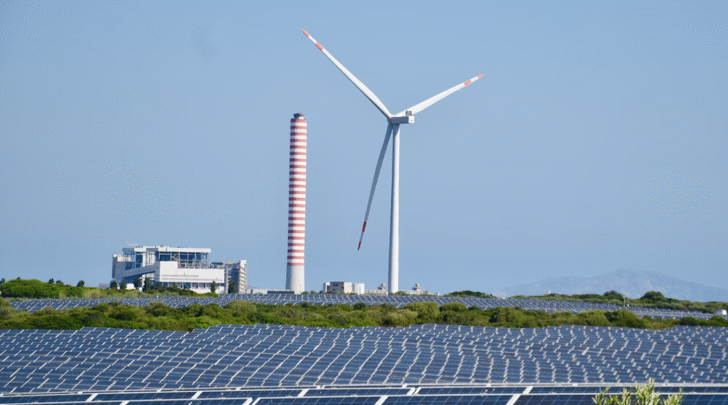 solar and wind energy